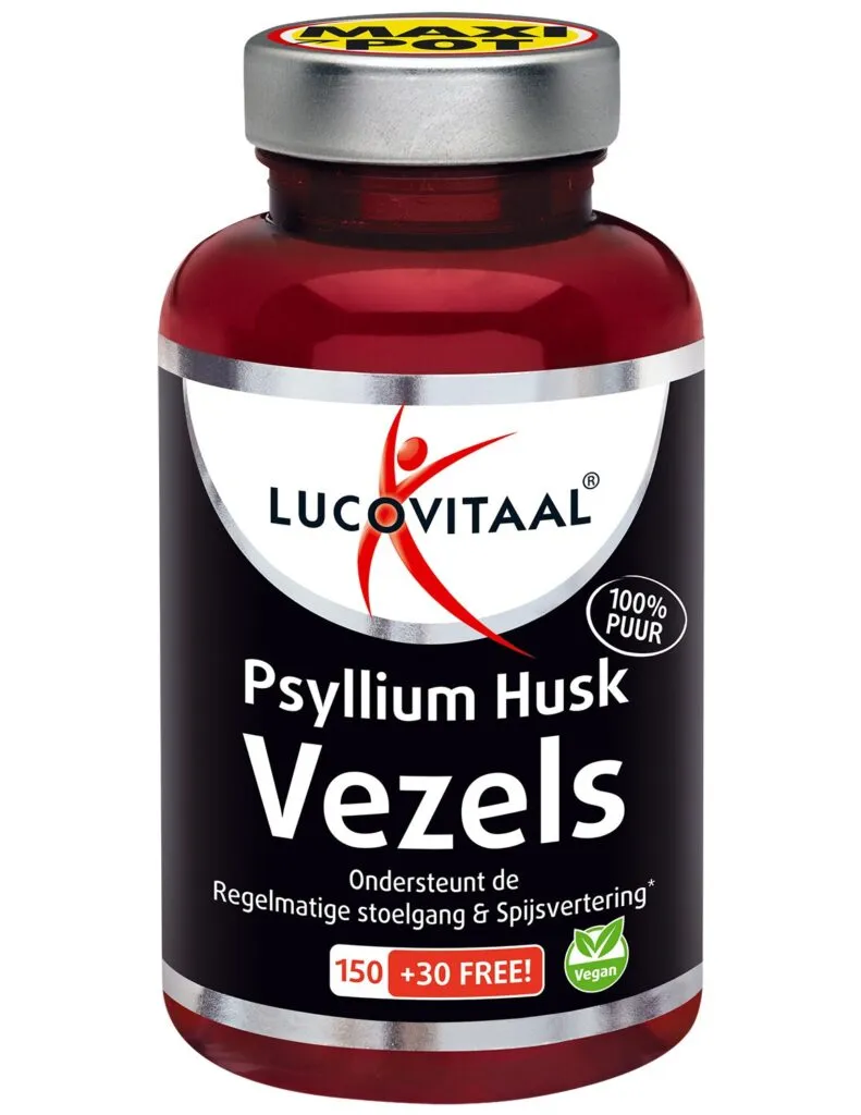 Lucovitaal Psyllium Husk (180 vega capsules)