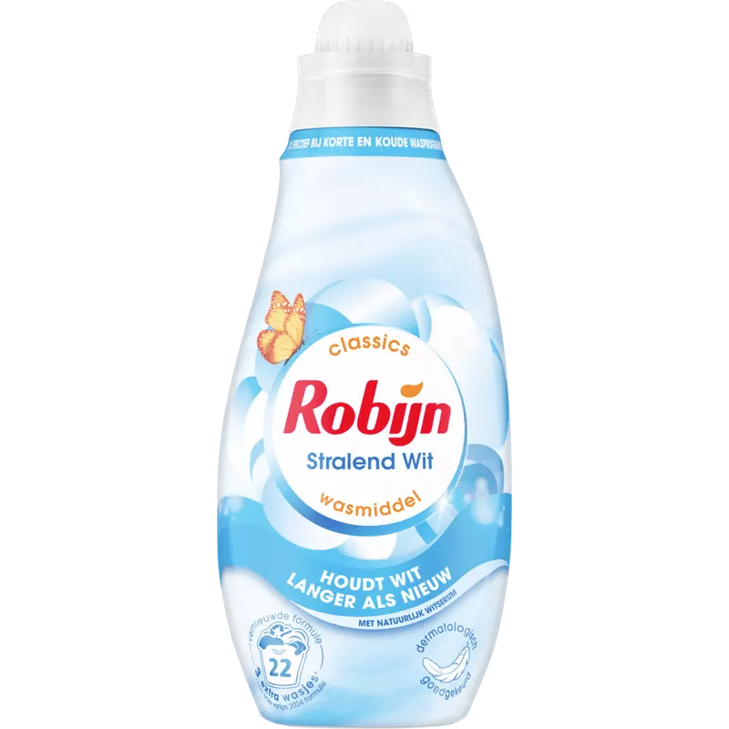 Robijn Wasmiddel - Klein & Krachtig Stralend Wit (665 ml)