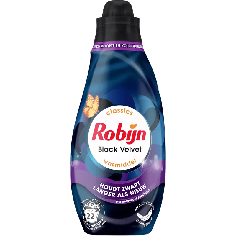 Robijn Wasmiddel - Klein & Krachtig Black Velvet (665 ml)