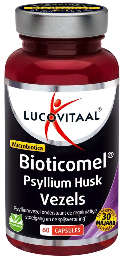 Lucovitaal Bioticomel Psyllium Husk Vezels (60 capsules)