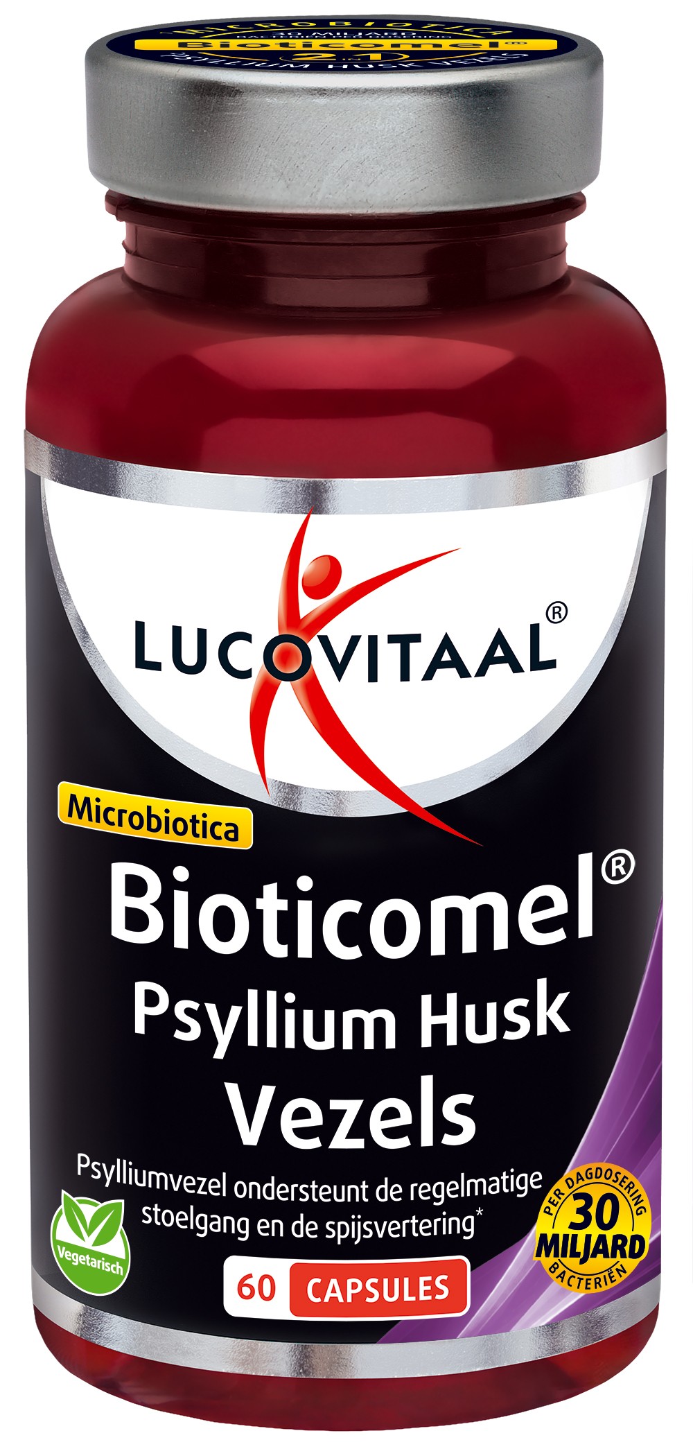 Lucovitaal Bioticomel Psyllium Husk Vezels (60 capsules)