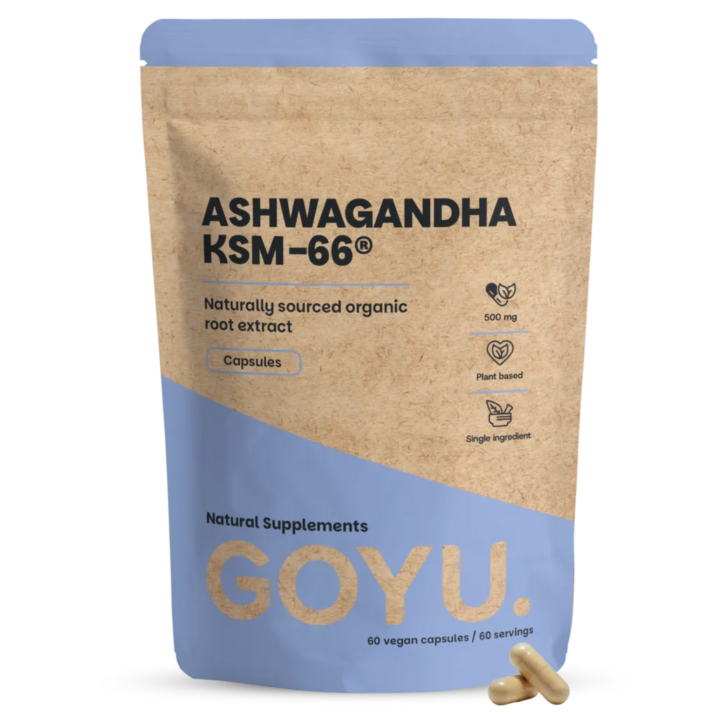 Goyu Ashwagandha Ksm-66 Capsules Biologisch (60 capsules)
