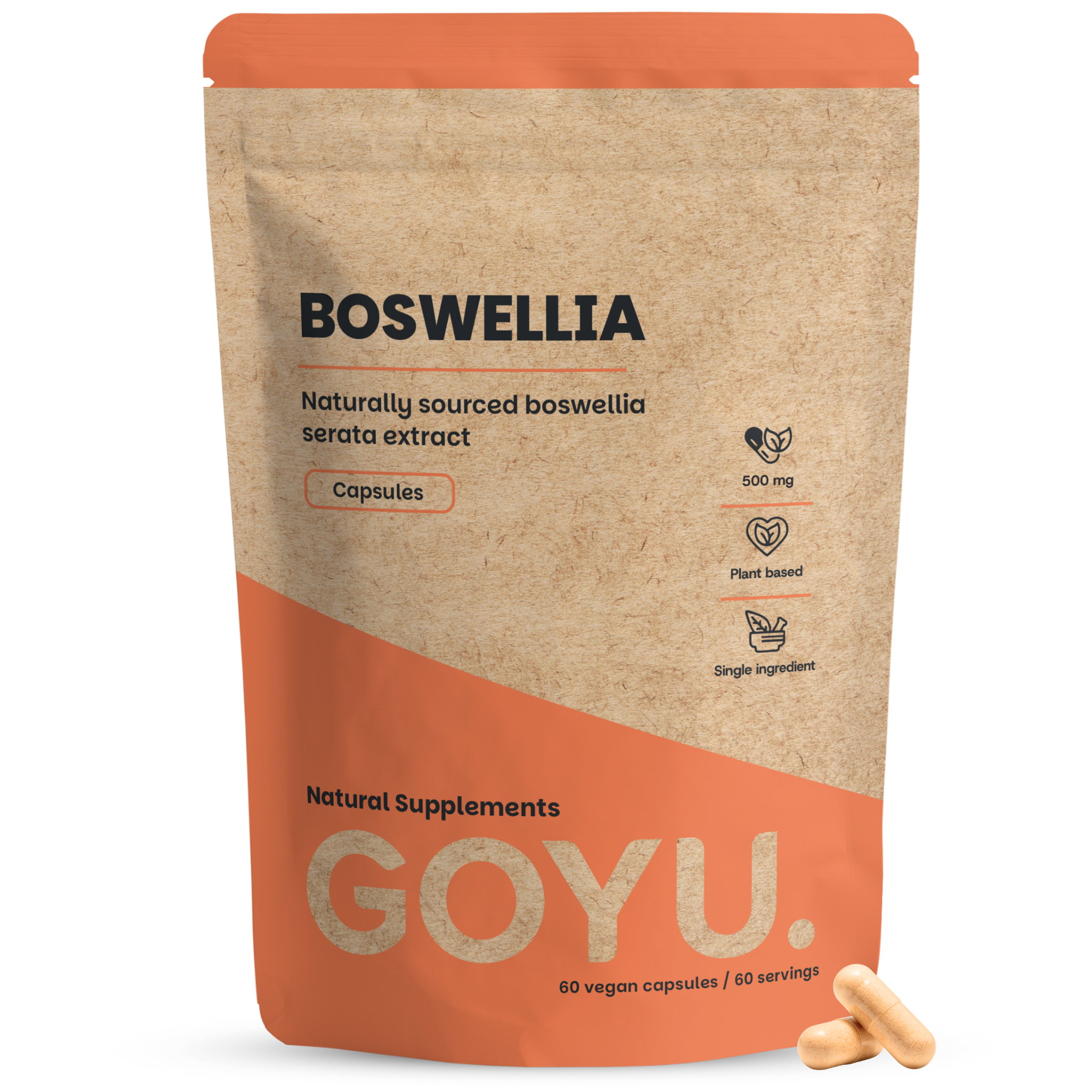 Goyu Boswellia Extract Capsules – 10:1 Extract (60 capsules)