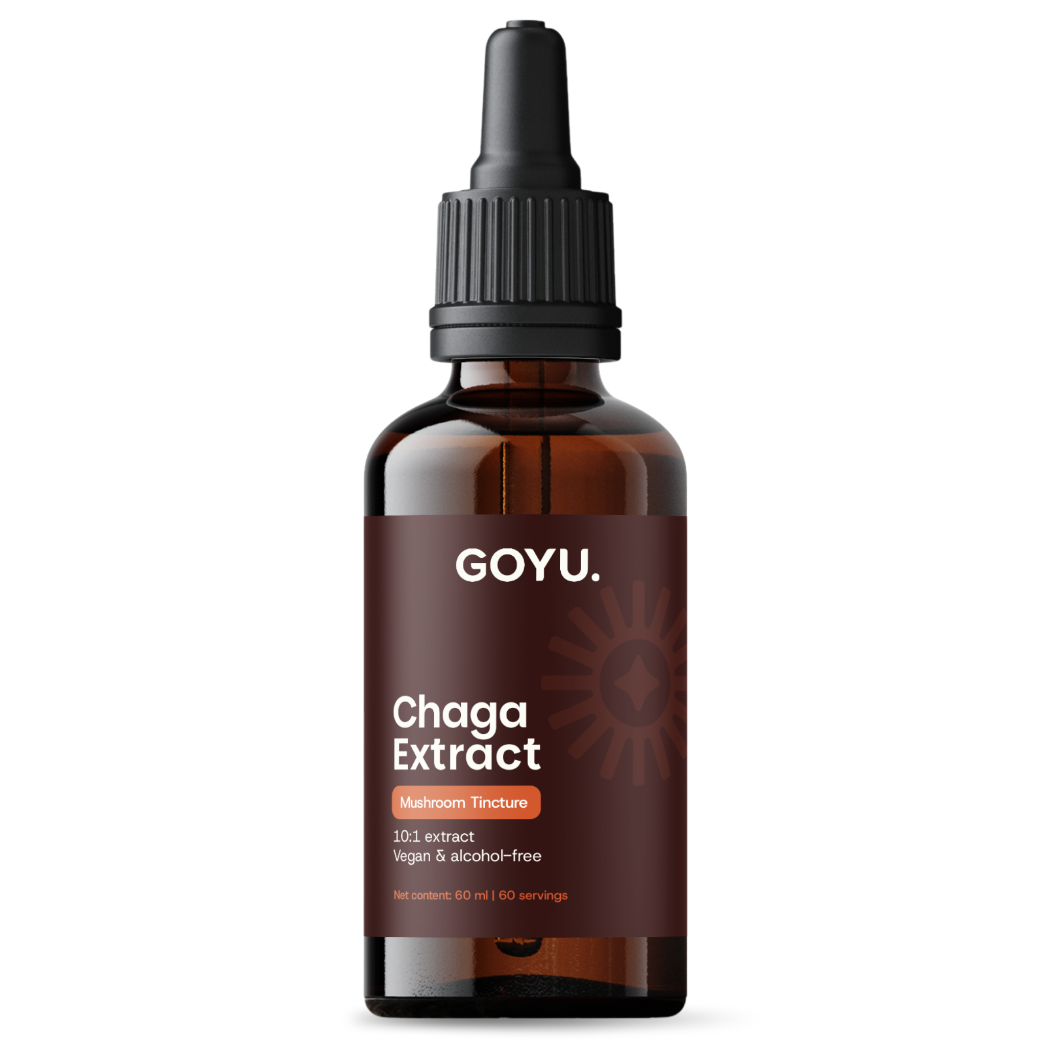 Goyu Chaga Tinctuur – Vloeibaar Extract met Pipet (60 ml)