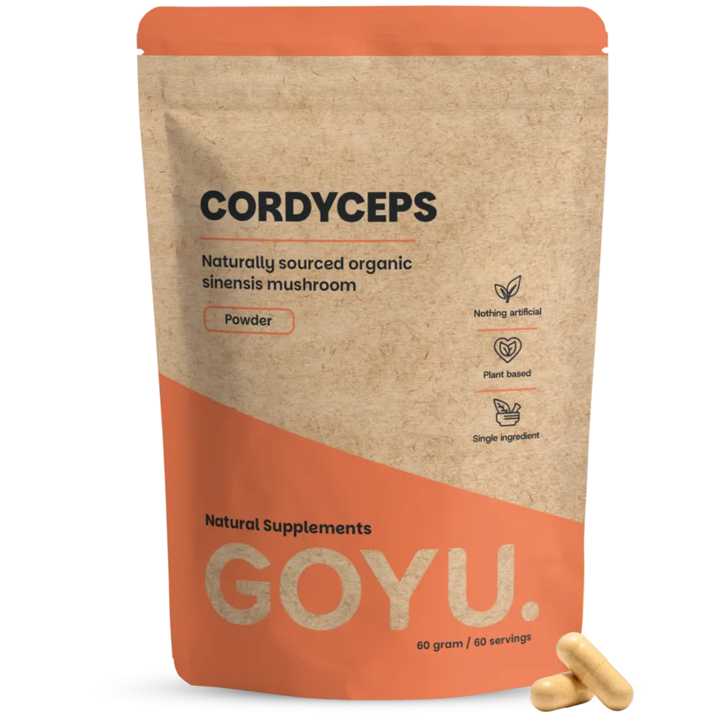 Goyu Cordyceps Capsules Biologisch – 60 Capsules Paddenstoelensupplement (60 capsules)