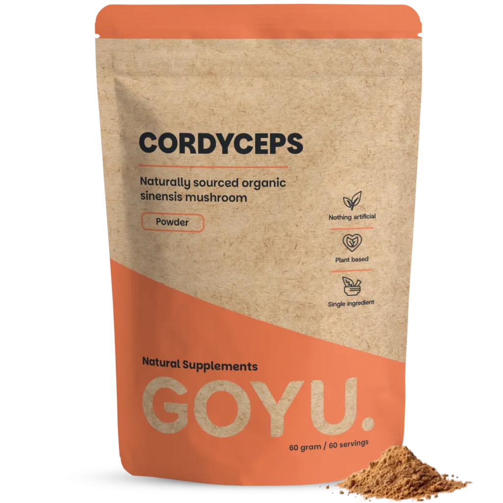Goyu Cordyceps Poeder Biologisch – Puur Paddenstoelenpoeder (60 gram)