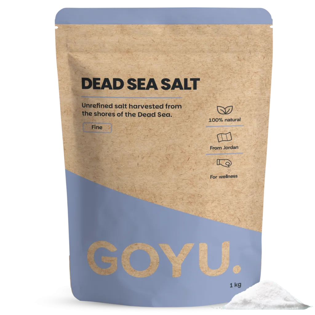 Goyu Dode Zeezout - 100% Natuurlijk Mineraalzout voor Bad & Voetbad (1000 gr)
