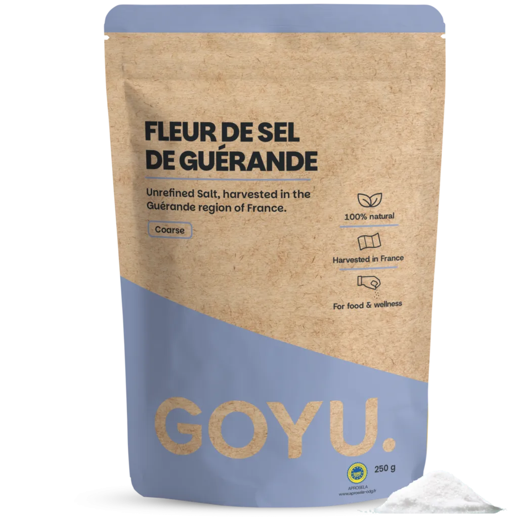 Goyu Fleur De Sel De Guérande - Frans Zeezout met De Hand Geoogst (250 gram)