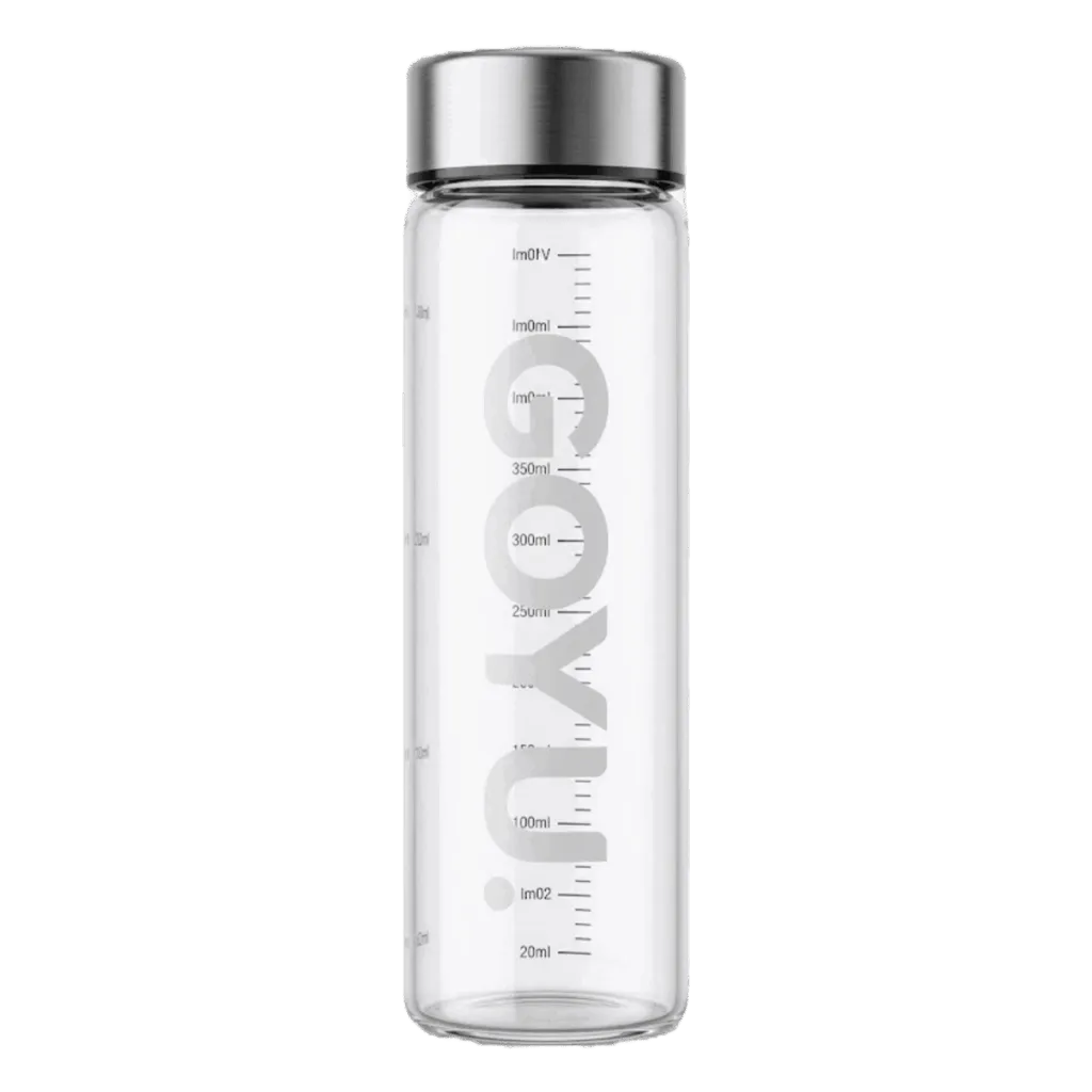 Goyu Glazen Drinkfles - Lekvrij & Duurzaam (500 ml)