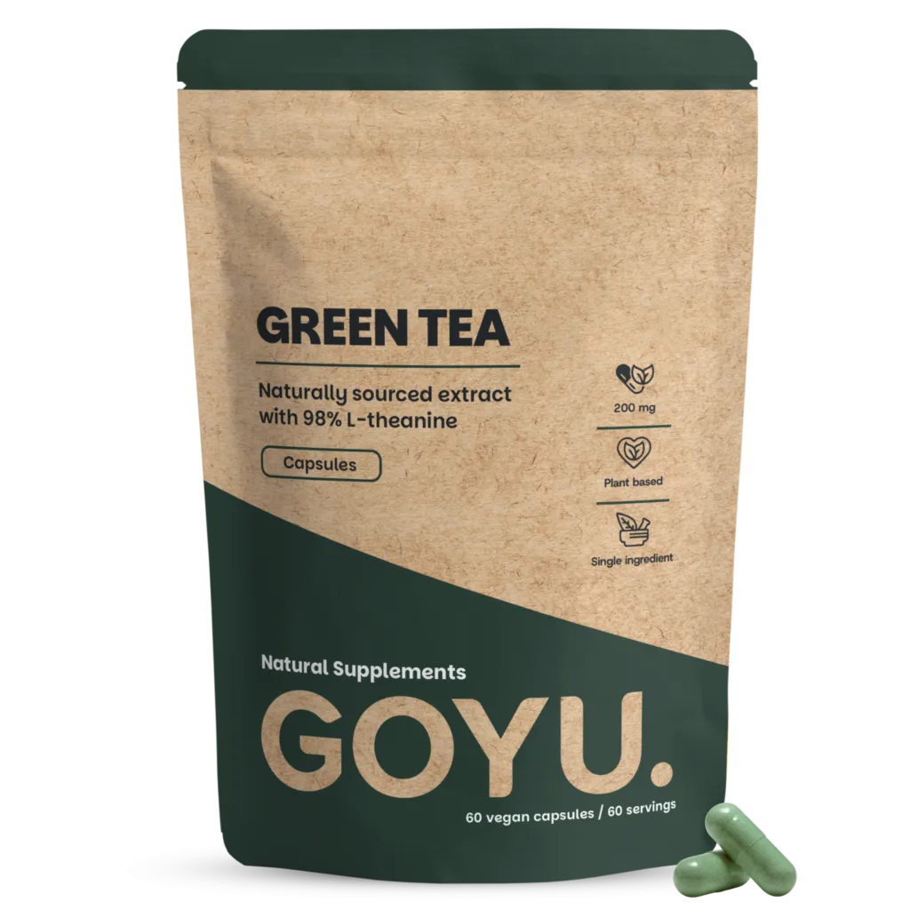 Goyu Groene Thee Extract Capsules (98% L-theanine) - 60 Capsules (60 capsules)