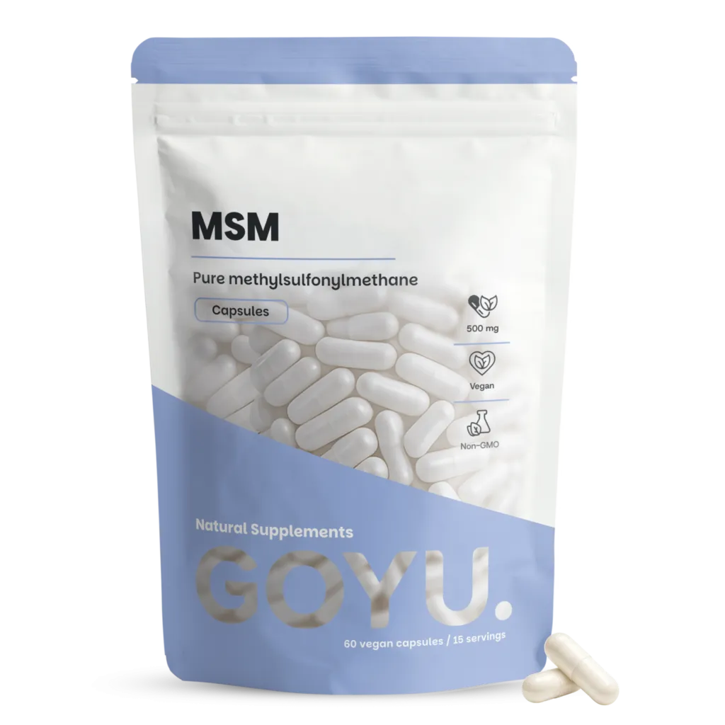 Goyu MSM Capsules (methylsulfonylmethaan) (60 capsules)