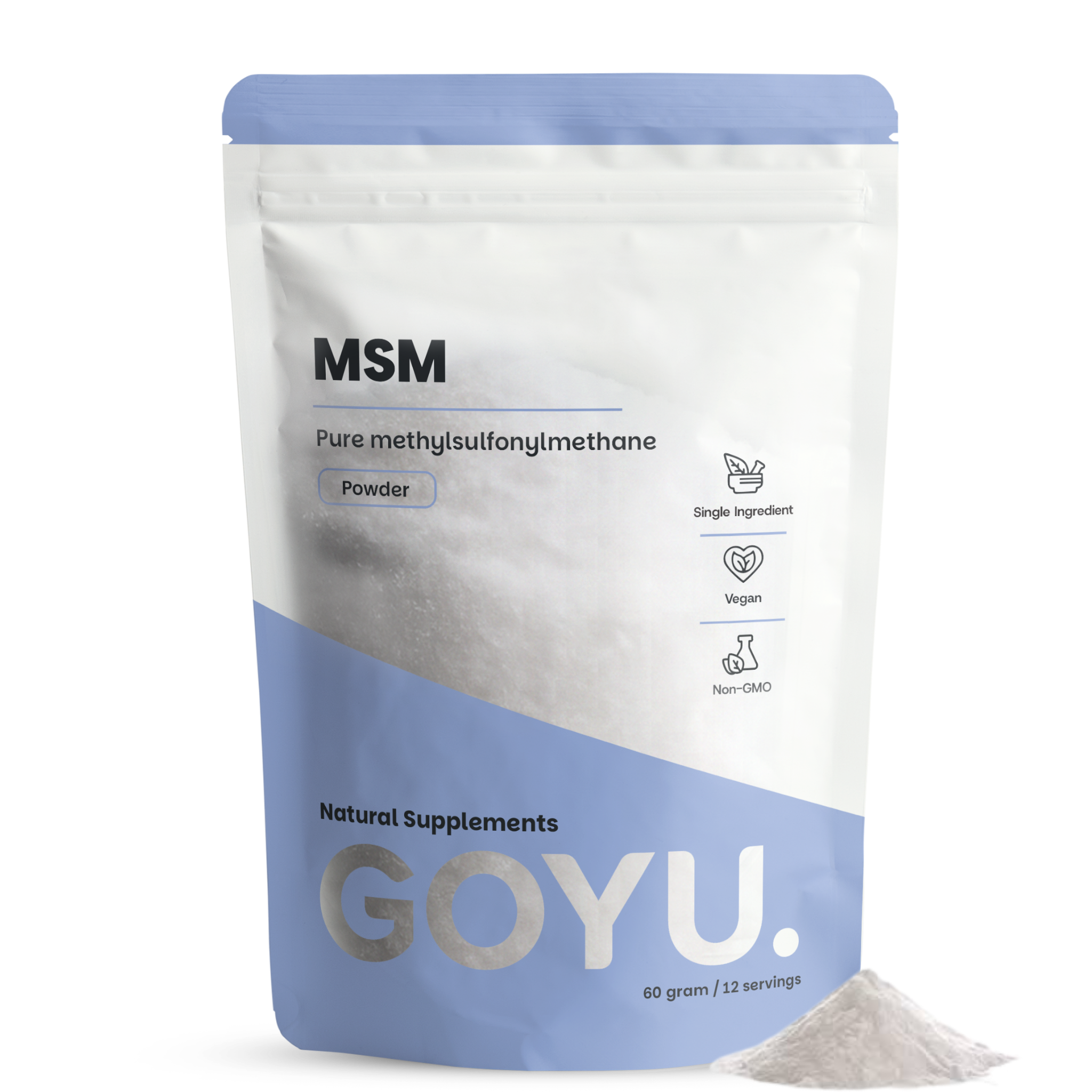 Goyu MSM Poeder (methylsulfonylmethaan) (60 gram)