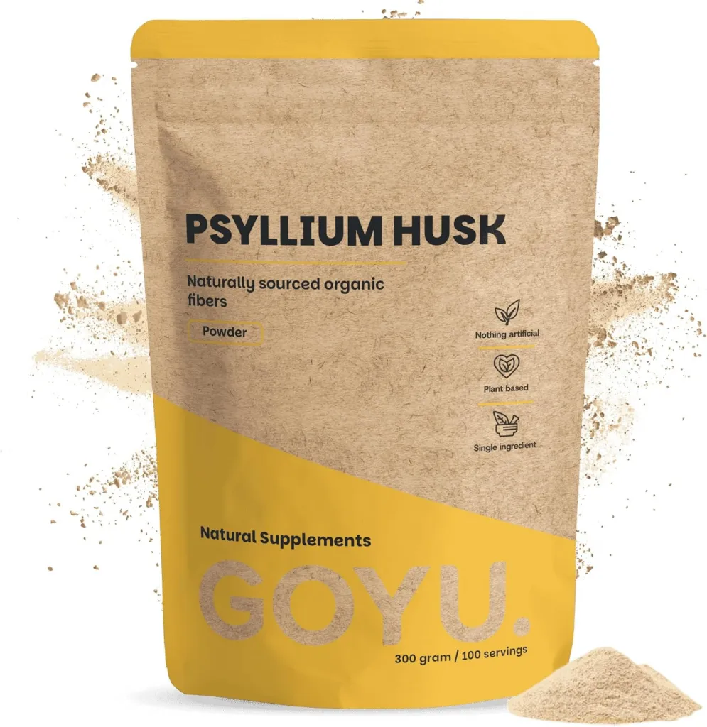 Goyu Psylliumvezels Poeder Biologisch (300 gram)
