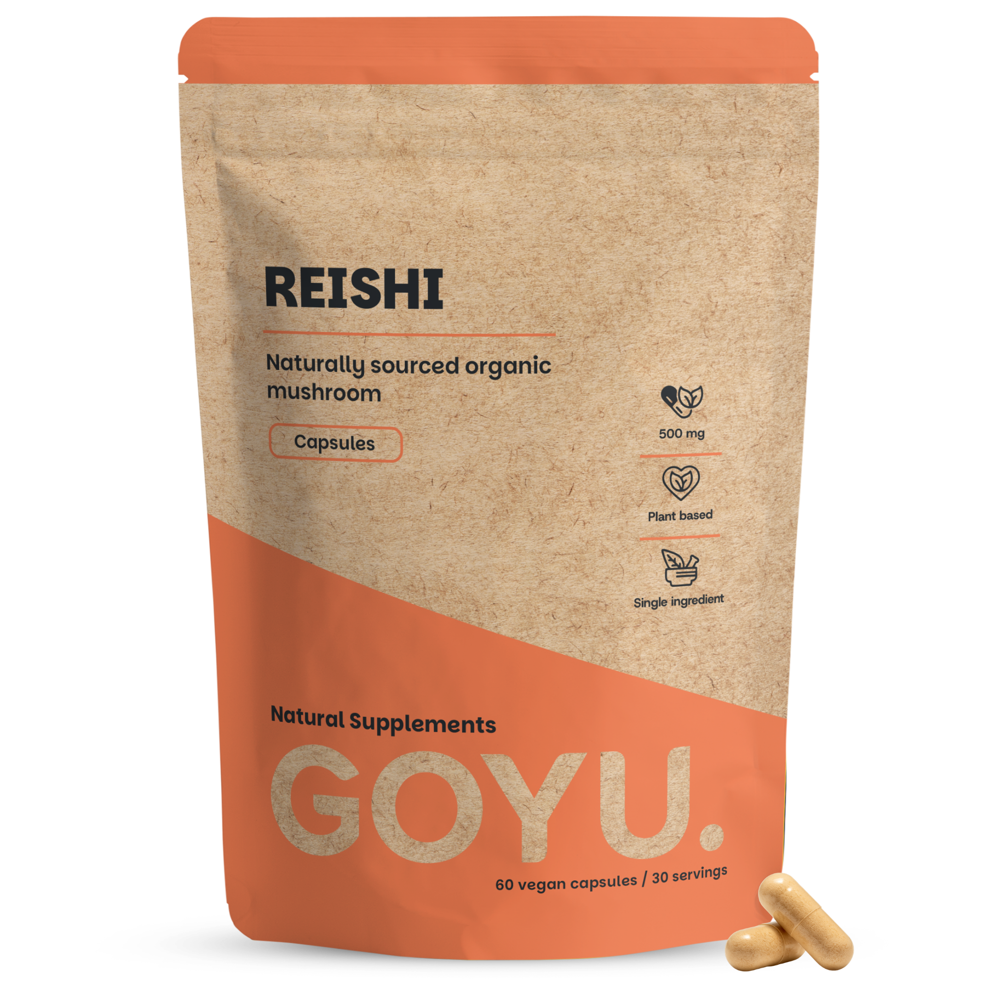 Goyu Reishi Capsules Biologisch – 60 Capsules (60 capsules)