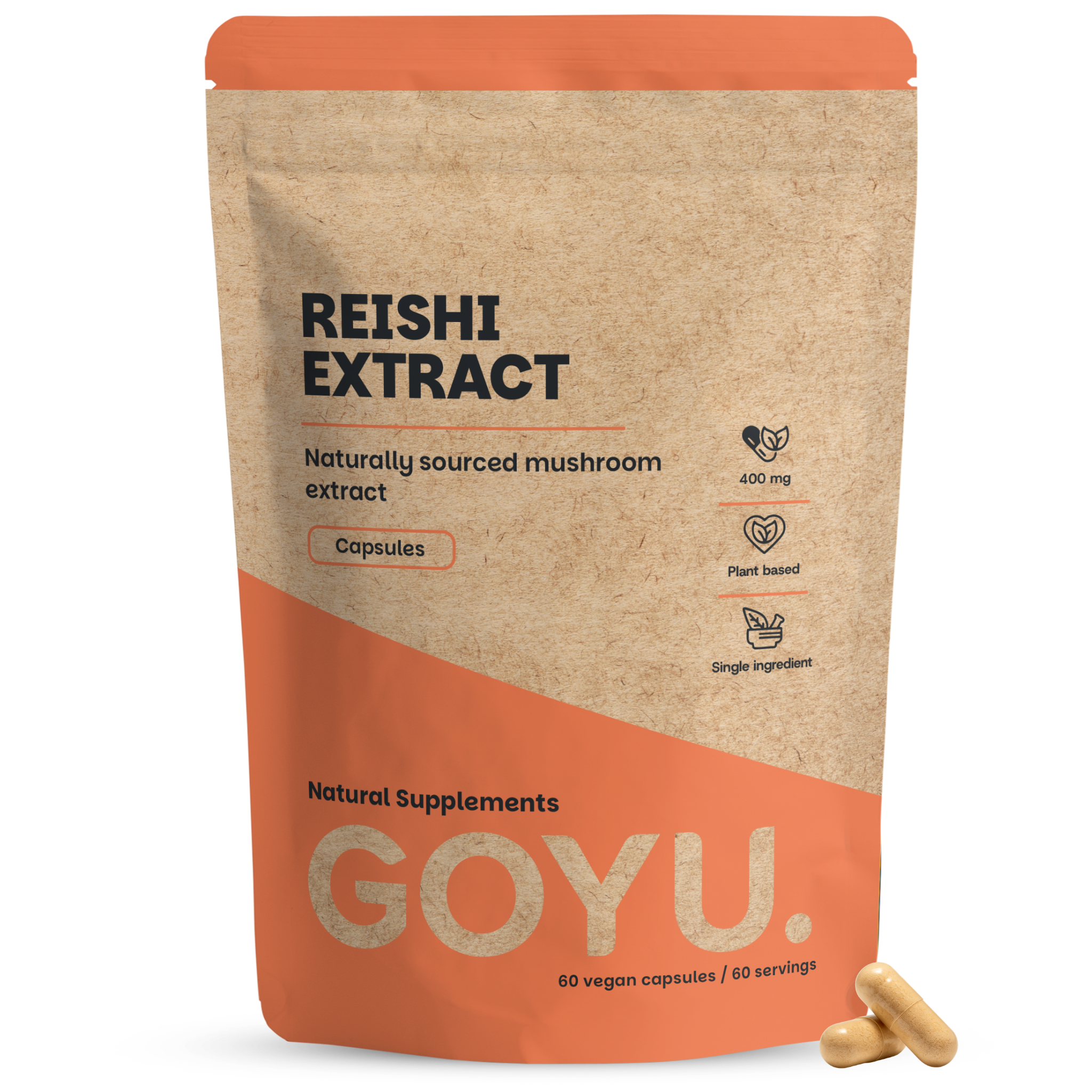 Goyu Reishi Extract Capsules – 60 Capsules (60 capsules)