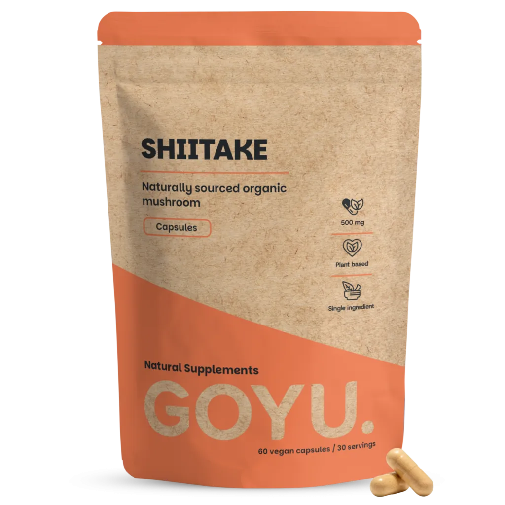 Goyu Shiitake Capsules Biologisch - Lentinula Edodes - 60 Capsules (60 capsules)
