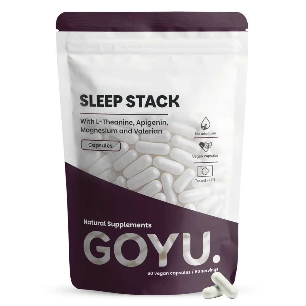 Goyu Sleep Stack Capsules - Magnesium, Valeriaan & Apigenine - 60 Capsules (60 capsules)