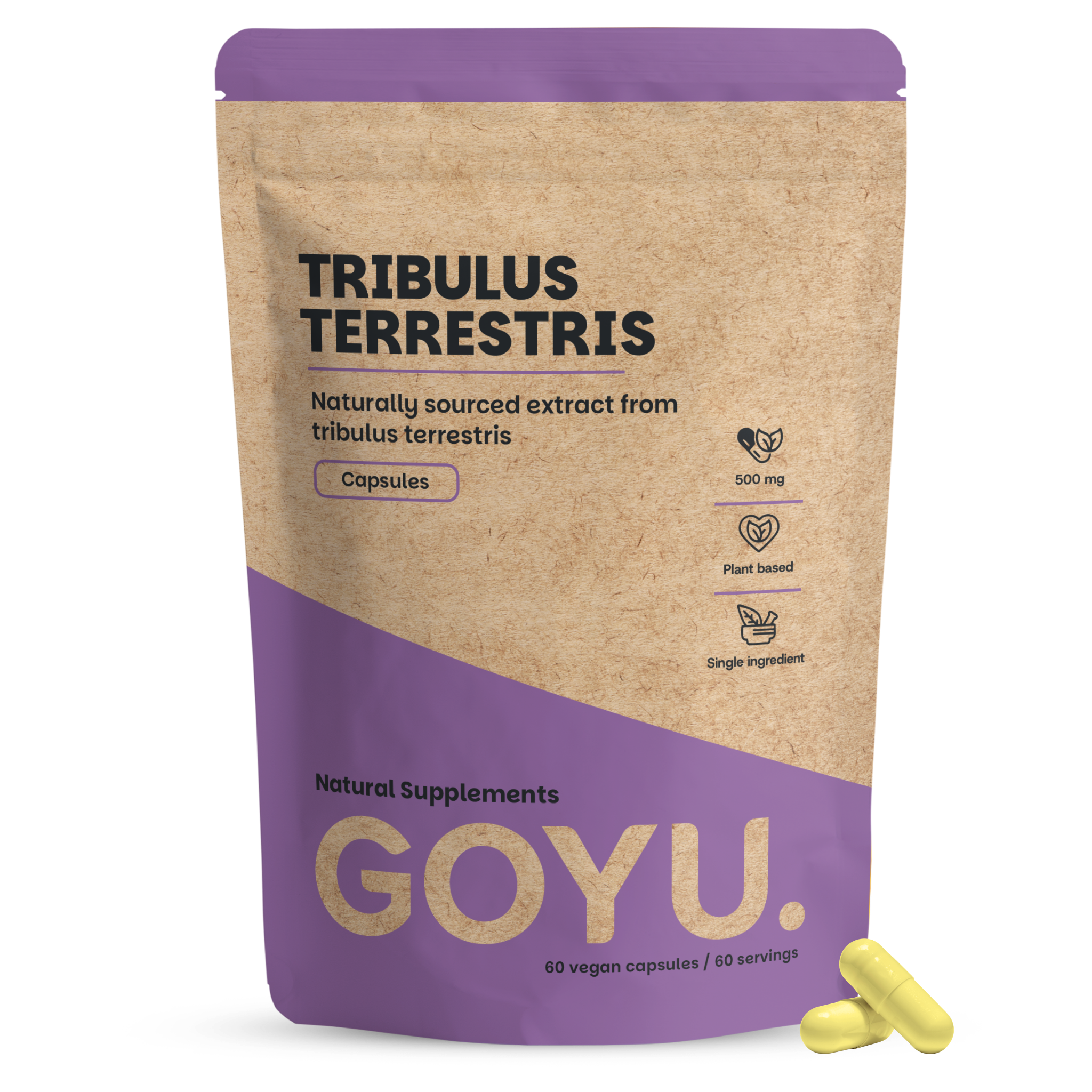 Goyu Tribulus Terrestris Extract Capsules - 60 Capsules (60 capsules)