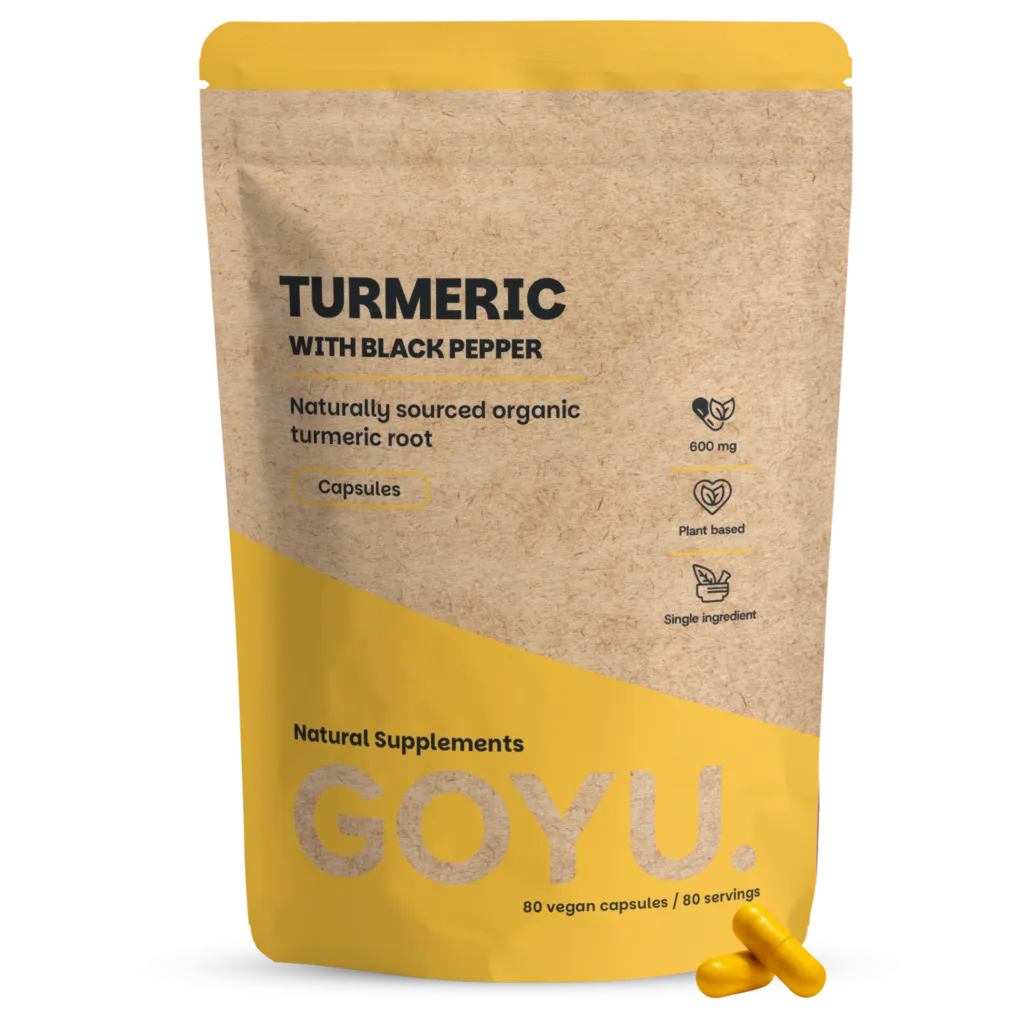 Goyu Kurkuma met Piperine Capsules Biologisch - Curcuma Longa - 60 Capsules (60 capsules)
