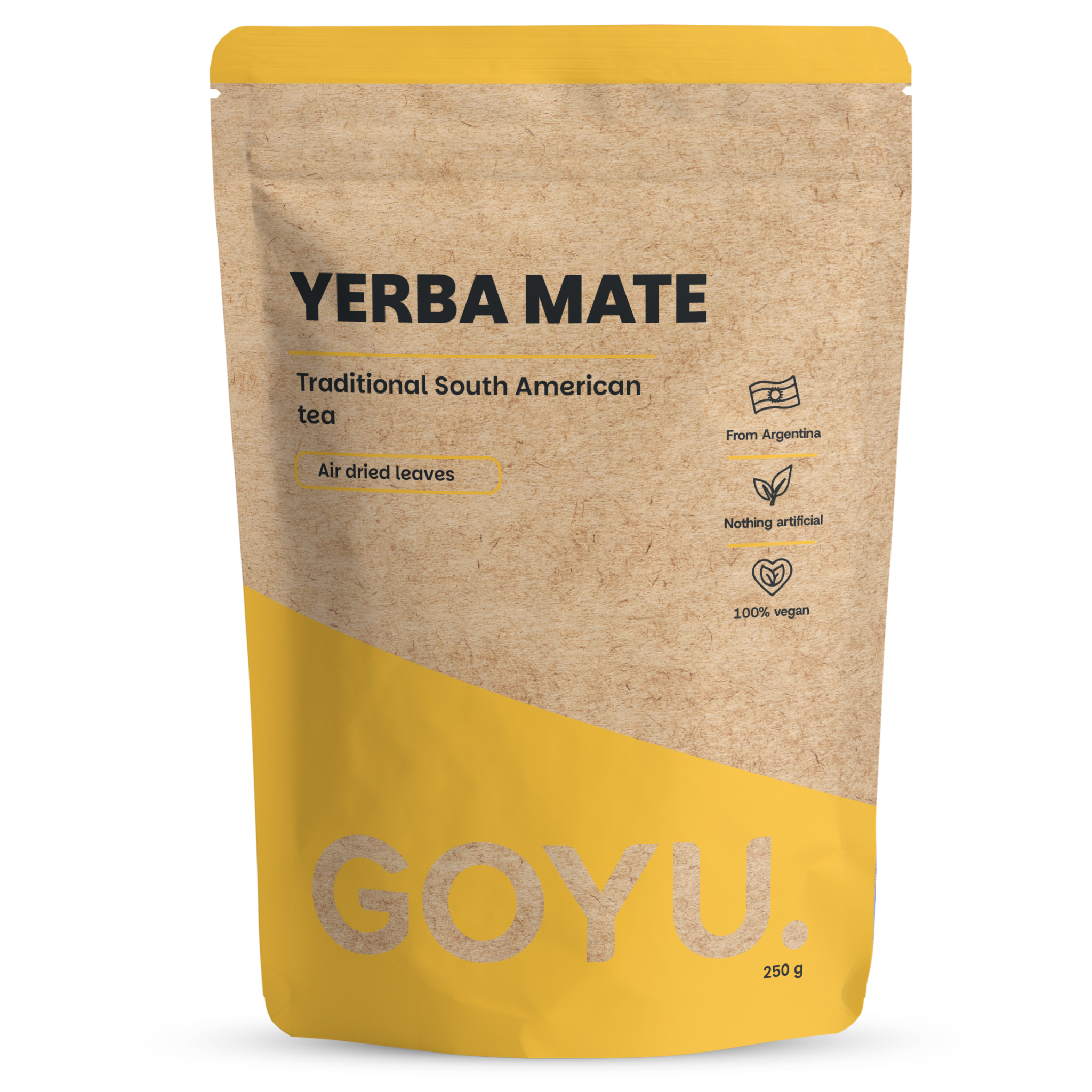 Goyu Yerba Mate Theebladeren - Ilex Paraguariensis (250 gram)