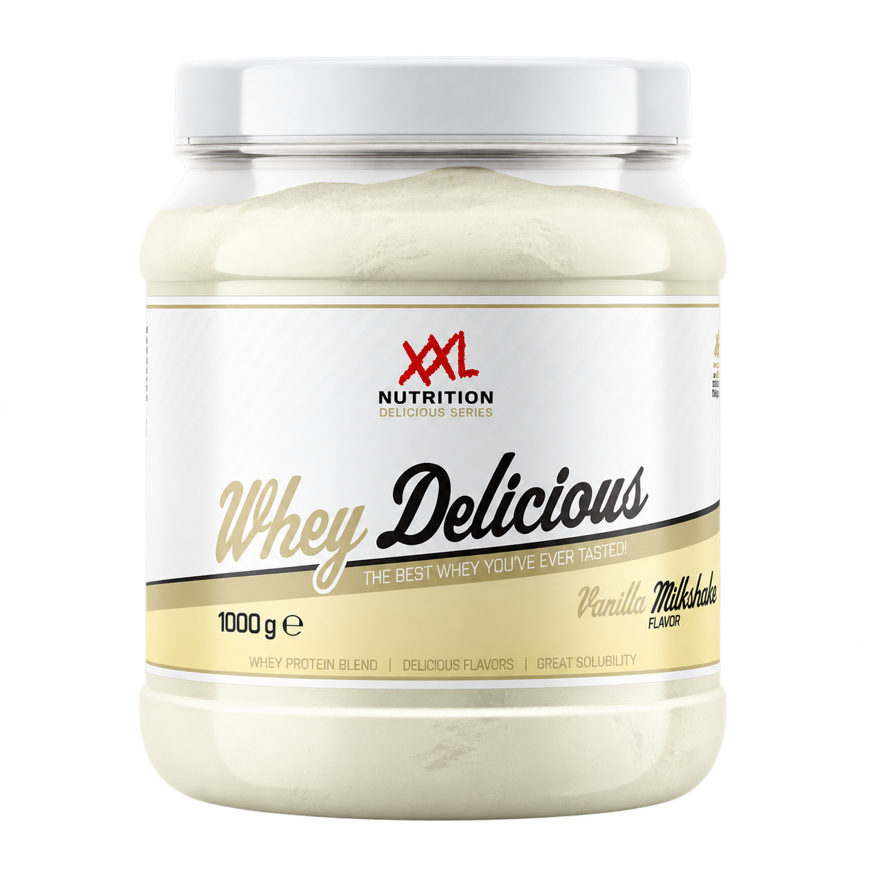 XXL Nutrition Whey Delicious Milkshake - Vanille (1000 gr)