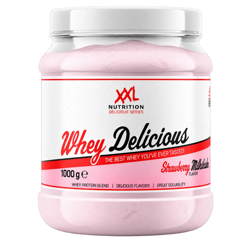 XXL Nutrition Whey Delicious Milkshake - Aardbei (1000 gr)