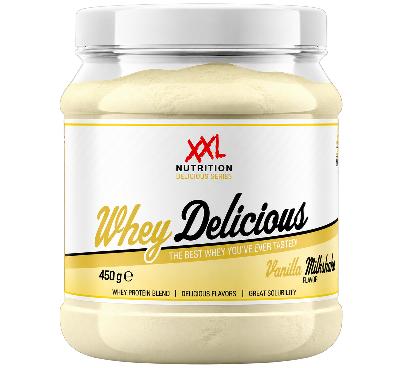 XXL Nutrition Whey Delicious Milkshake - Vanille (450 gr)
