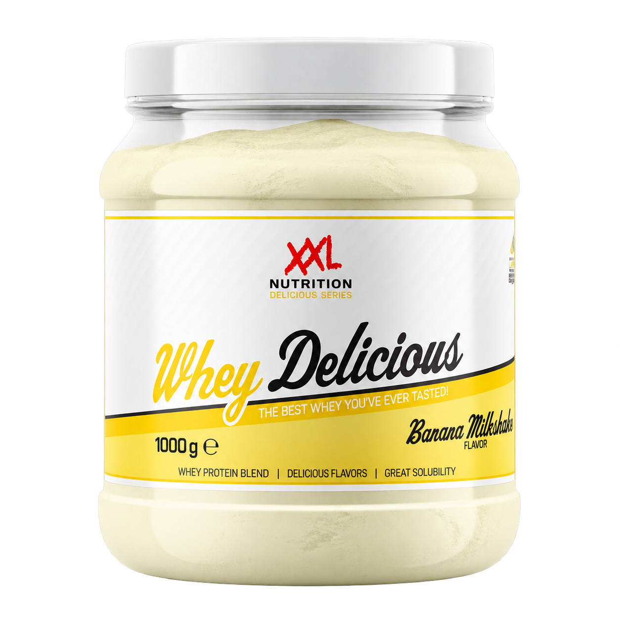 XXL Nutrition Whey Delicious Milkshake - Banaan (1000 gr)