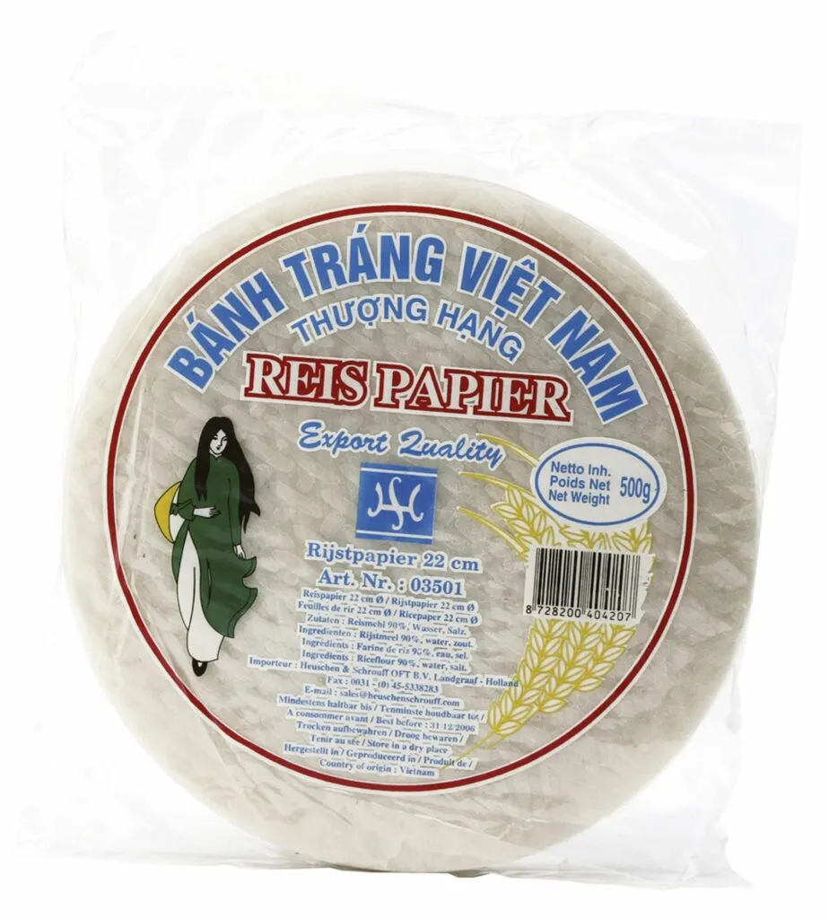 HS Brand Bánh Tráng Vietnamees Rijstpapier 22 Cm (500 gr)