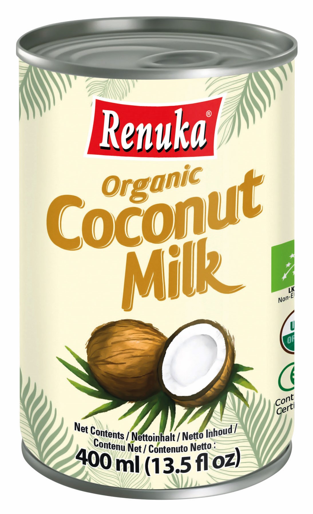 Renuka Biologische Kokosmelk (400 ml)
