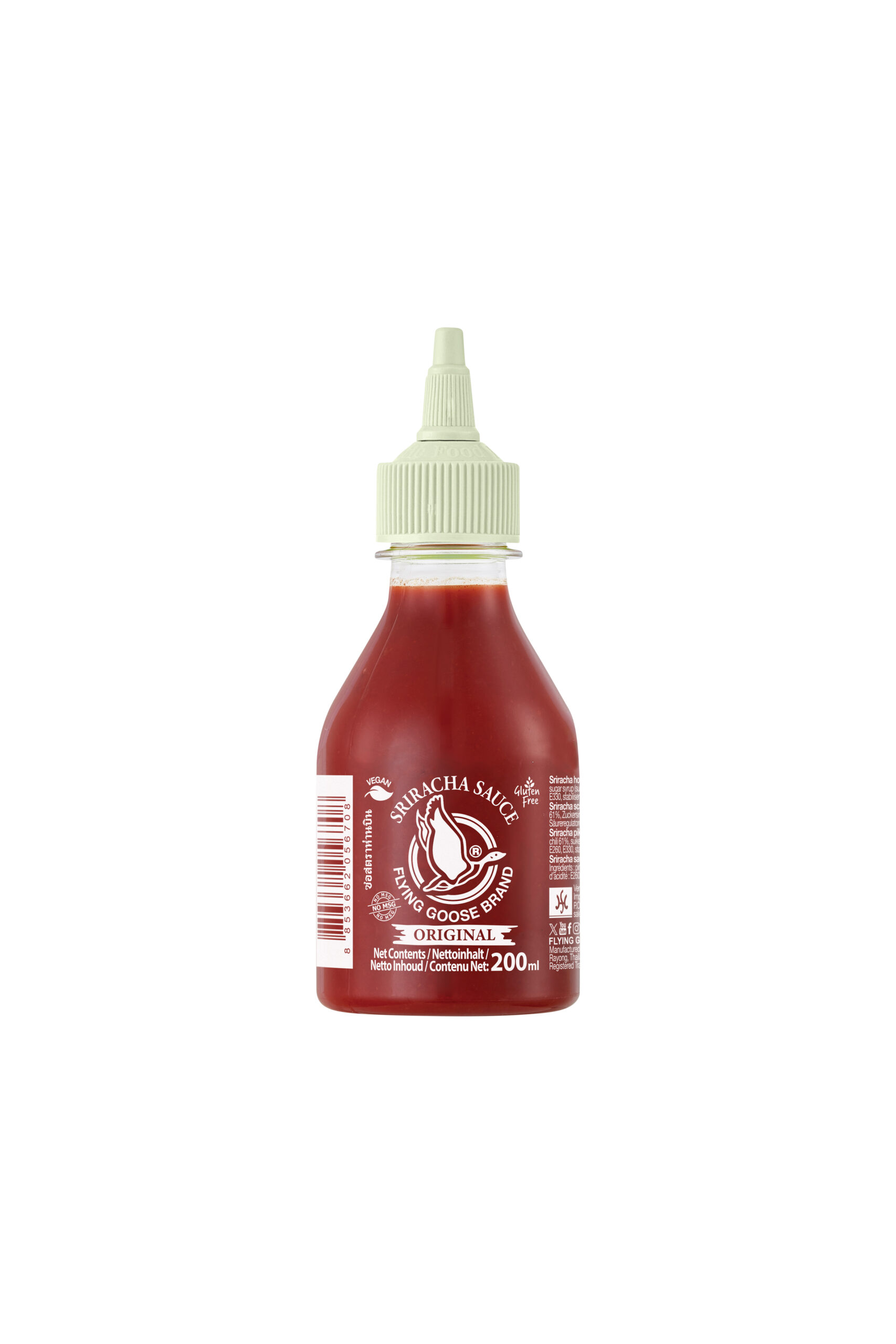 Flying Goose Sriracha Chilisaus zonder Msg (200 ml)