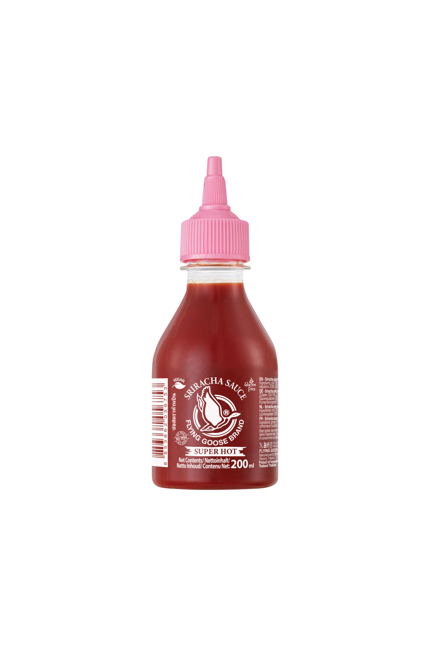 Flying Goose Sriracha Super Hot zonder Msg (200 ml)