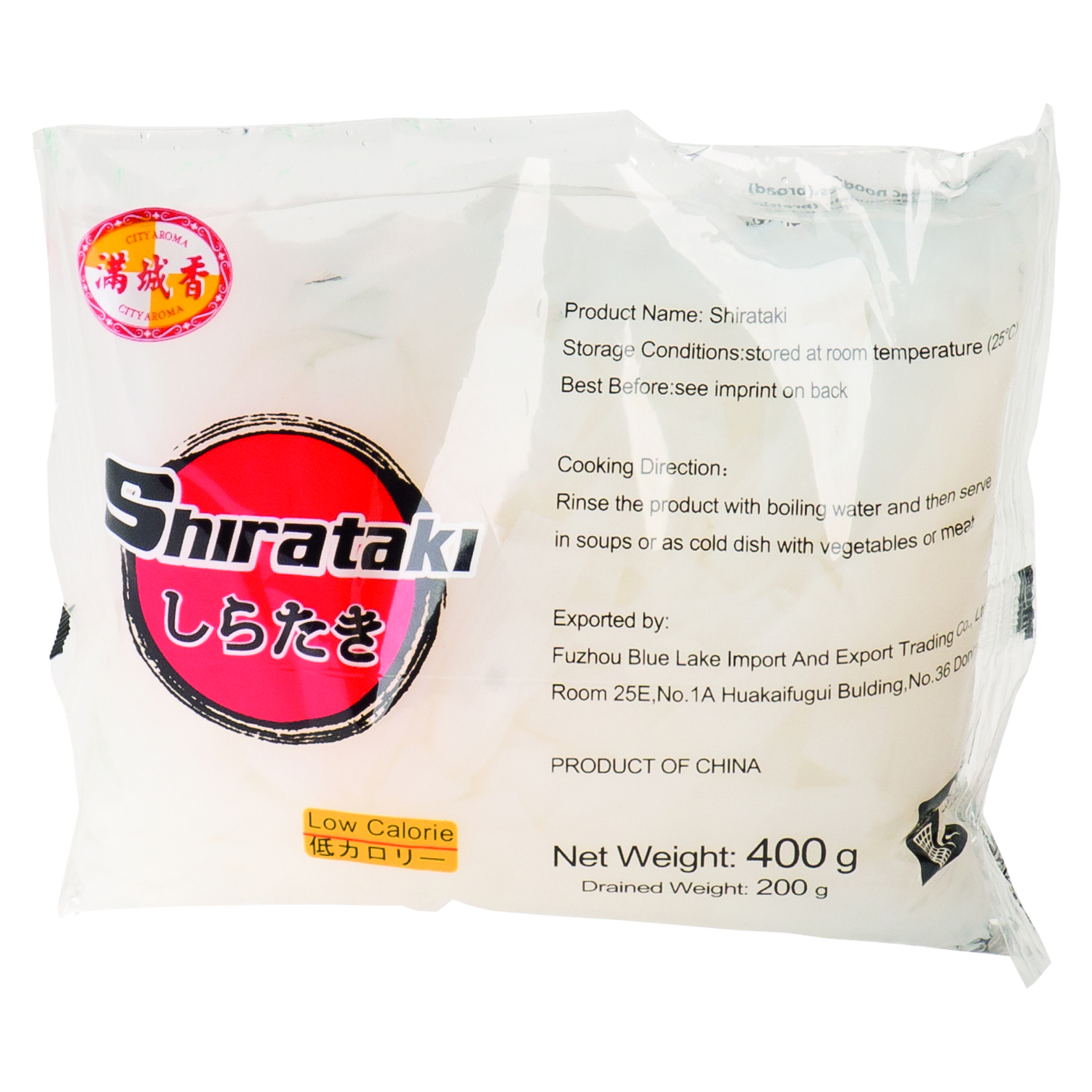 City Aroma Shirataki Noedels Breed (400 gr)