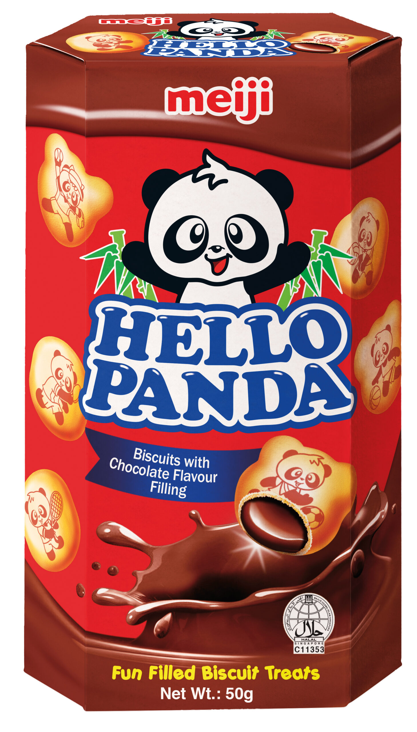 Meiji Hello Panda Chocolade Koekjes (50 gr)