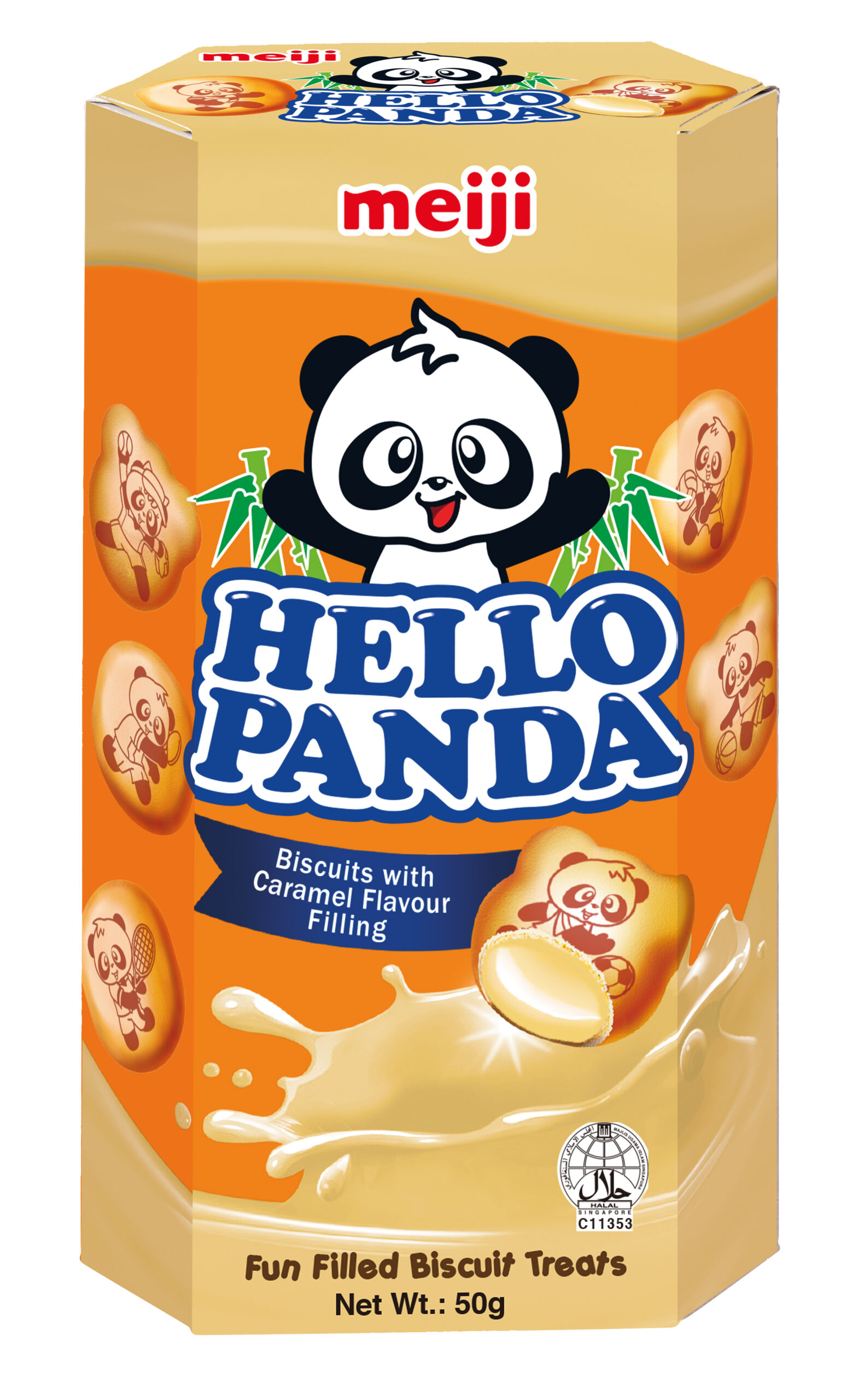 Meiji Hello Panda Karamel Koekjes (50 gr)