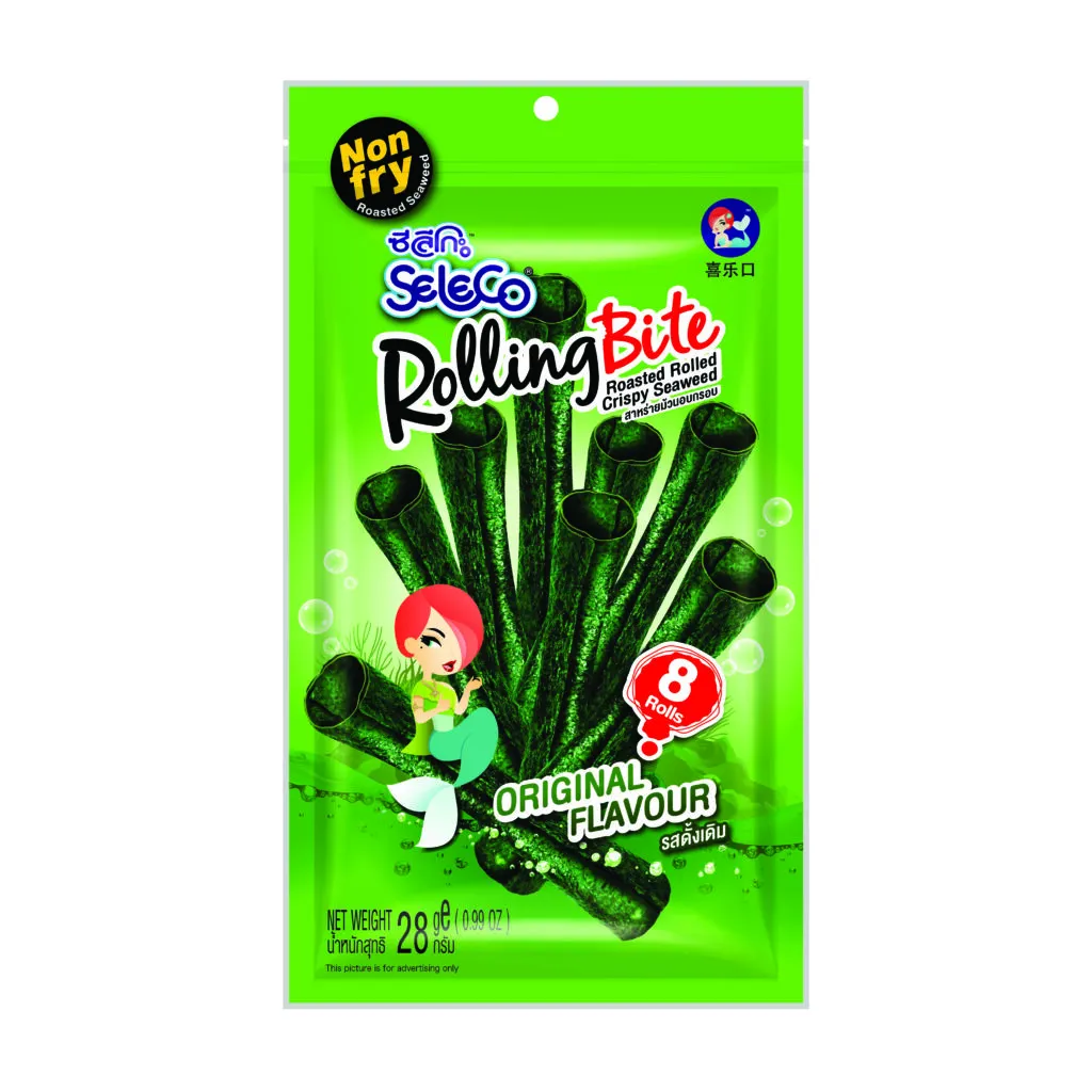 Seleco Rolling Bite Zeewier Rolletjes Original (28 gr)