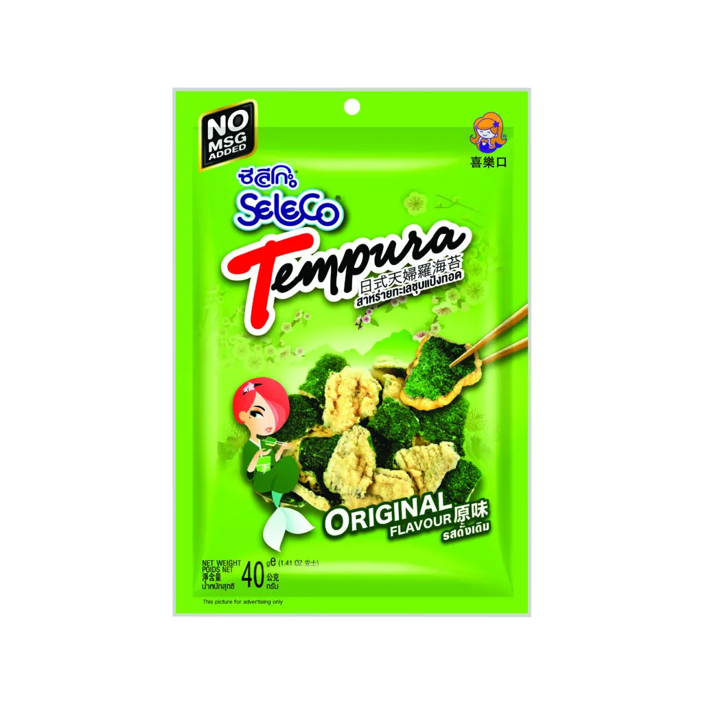 Seleco Zeewier Snack Tempura Original (40 gr)