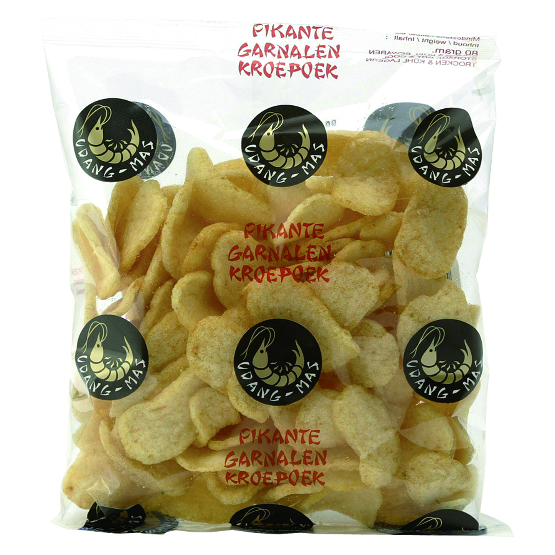 Udang Mas Borrel Kroepoek Pikant (80 gr)