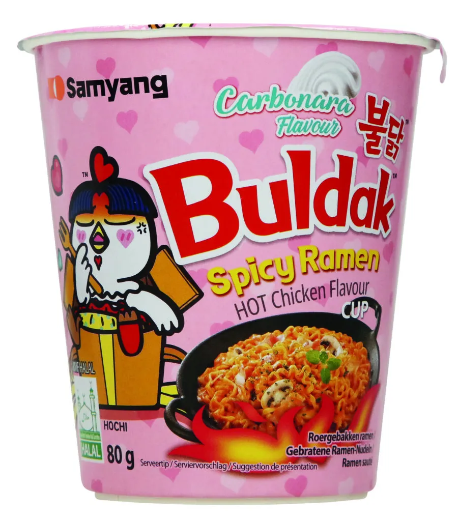 Samyang Buldak Hot Chicken Ramen Carbonara Cup (80 gr)