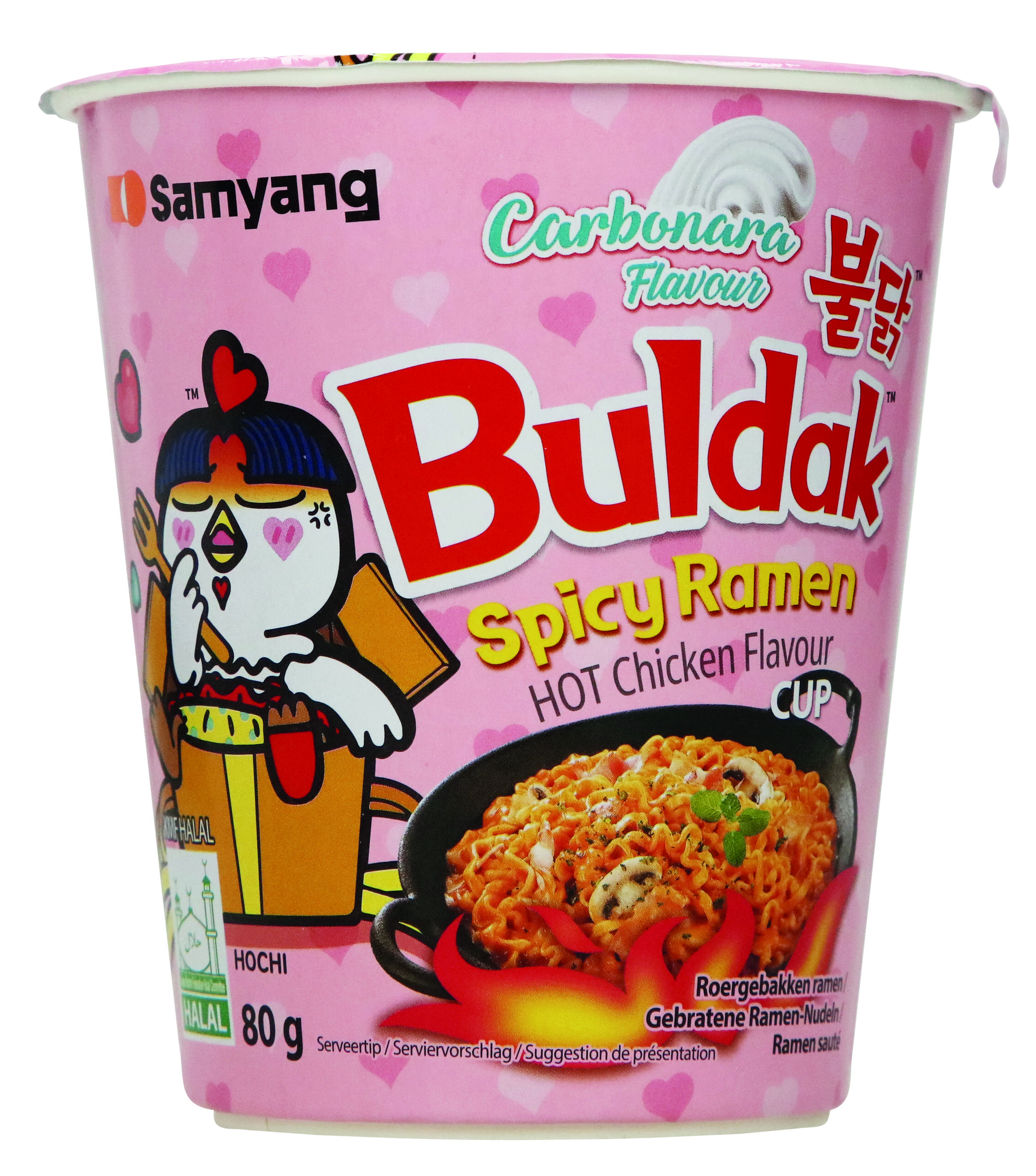 Samyang Buldak Hot Chicken Ramen Carbonara Cup (80 gr)