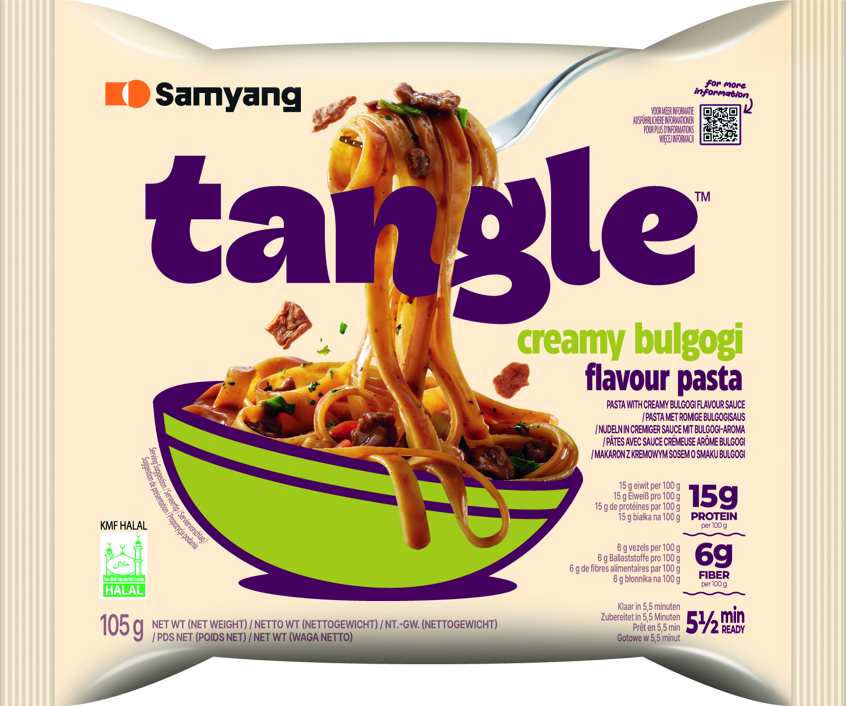 Samyang Tangle Creamy Bulgogi Pasta (105 gr)