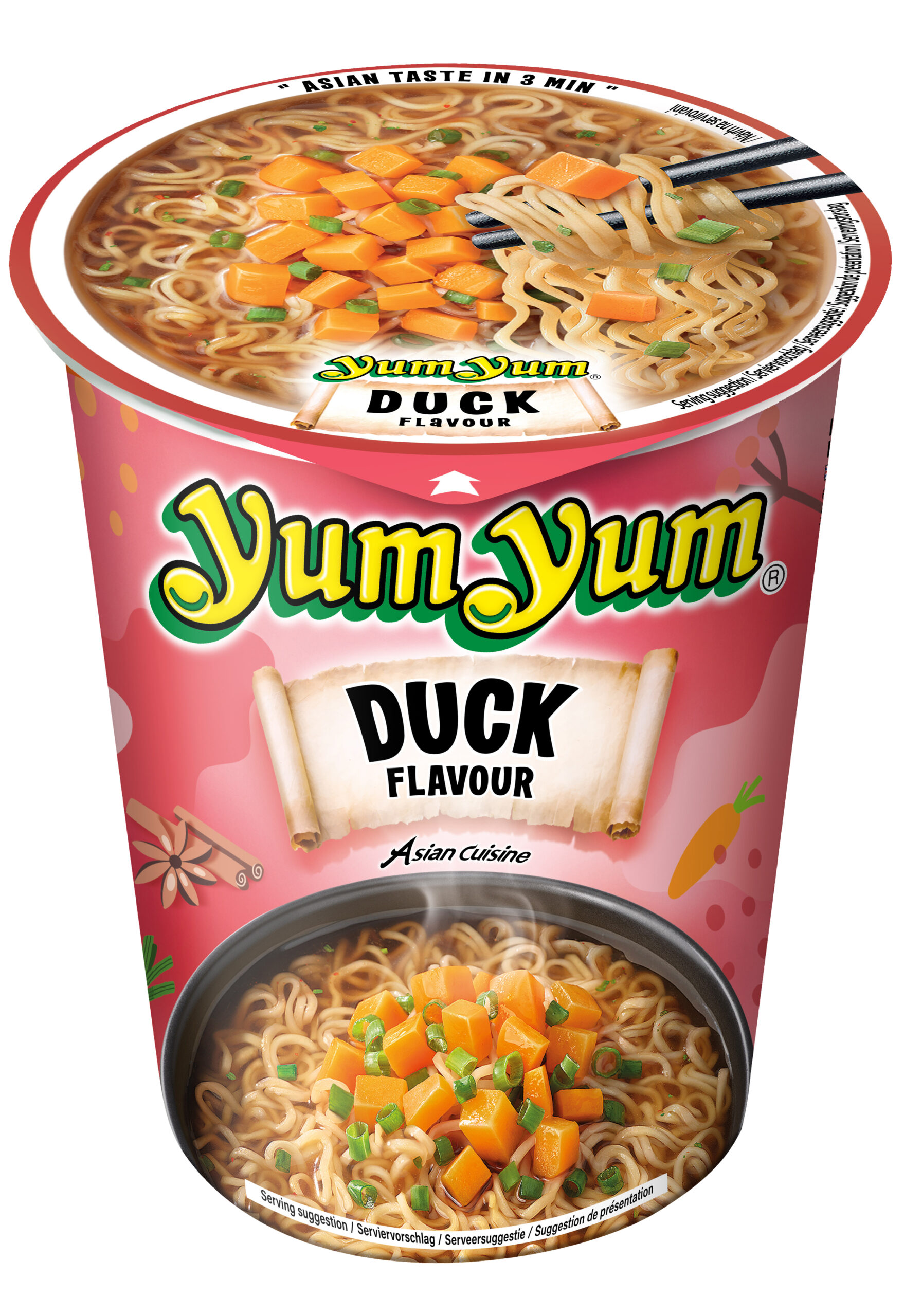 Yum Yum Instant Noedels Eend Cup (70 gr)