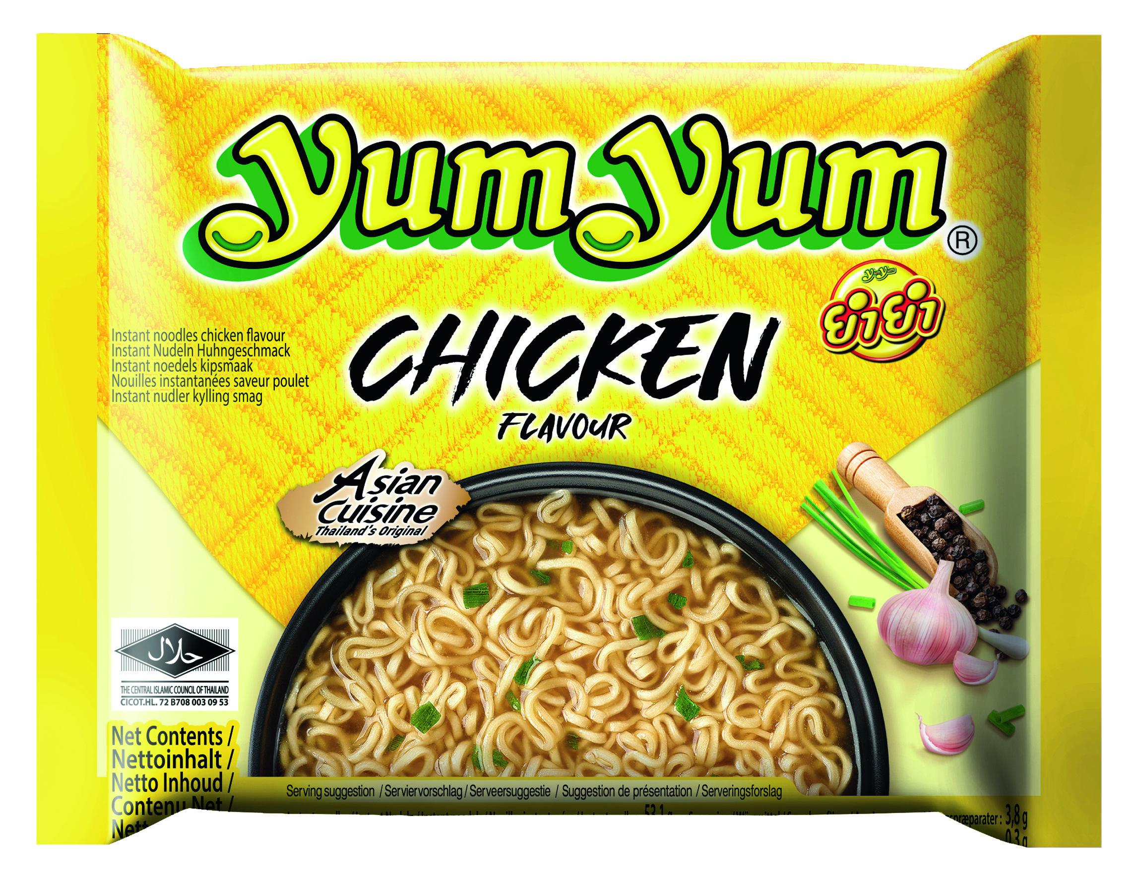 Yum Yum Instant Noedels Kip (60 gr)