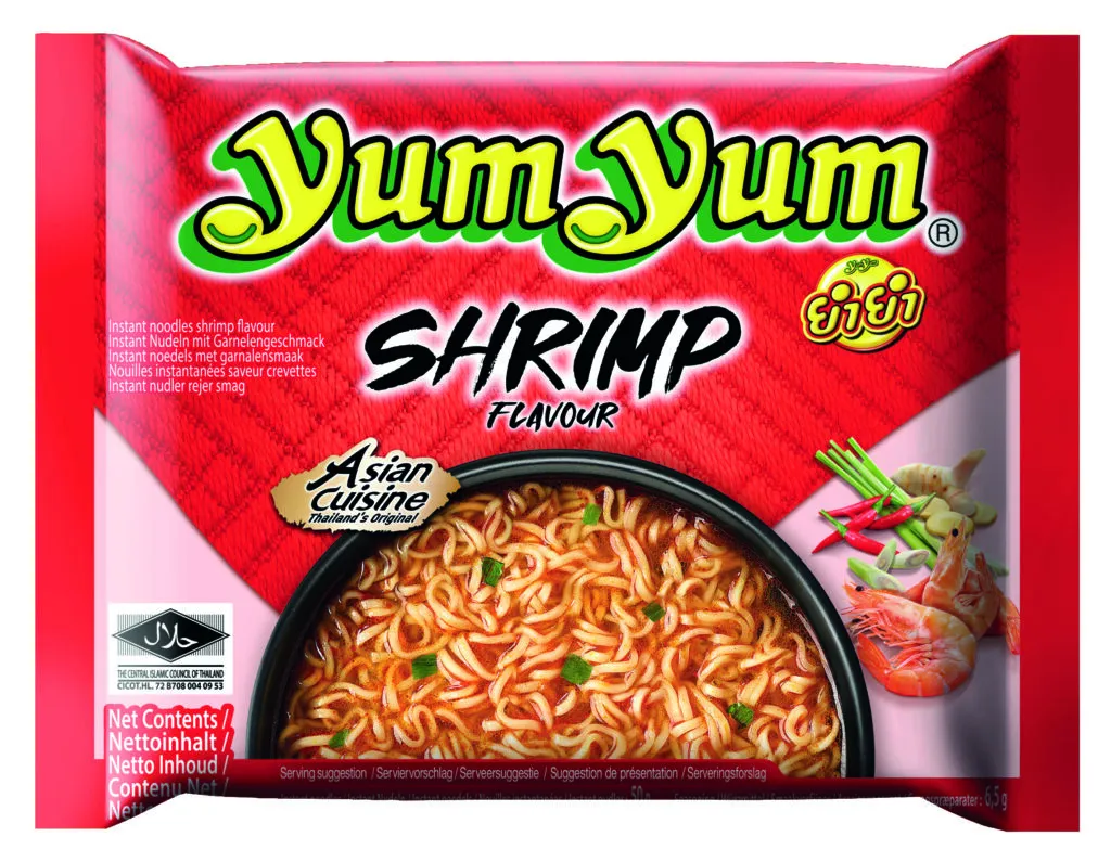 Yum Yum Instant Noedels Garnalen (60 gr)