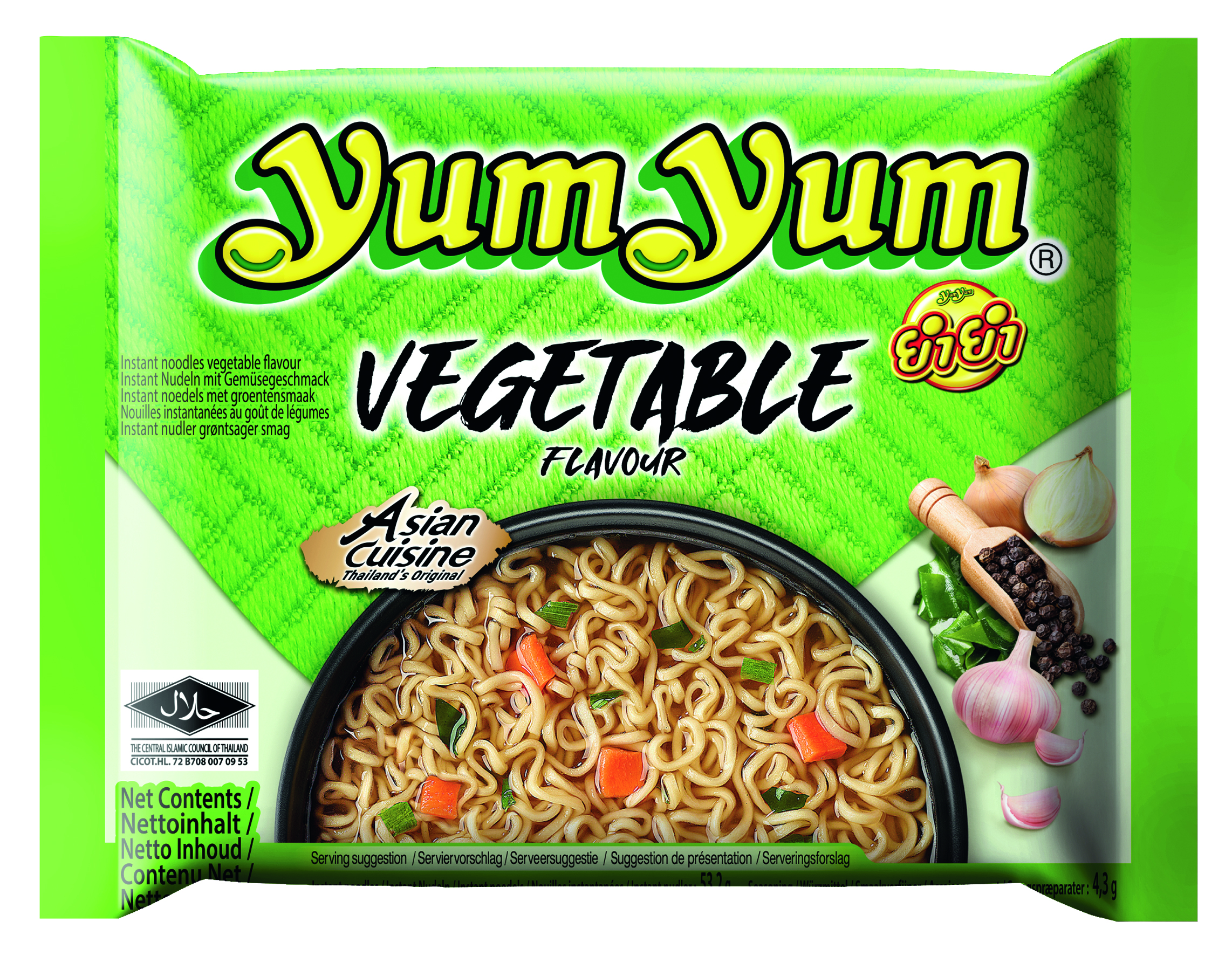 Yum Yum Instant Noedels Groente (60 gr)