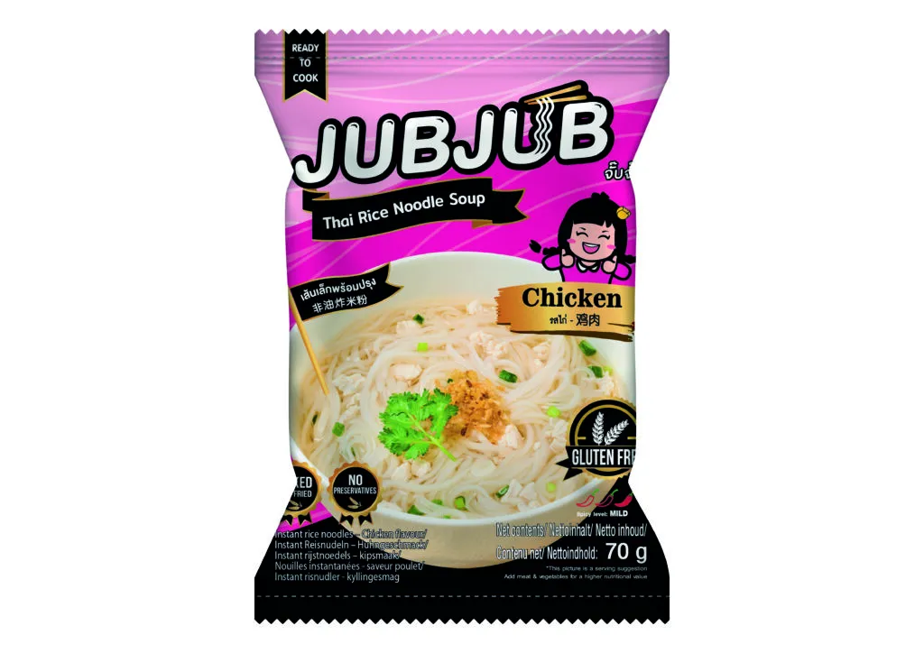Jub Jub Thaise Rijstnoedelsoep Kip (70 gr)