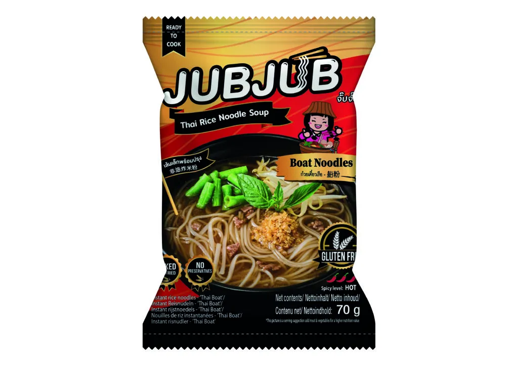 Jub Jub Thaise Rijstnoedelsoep Thai Boat (70 gr)