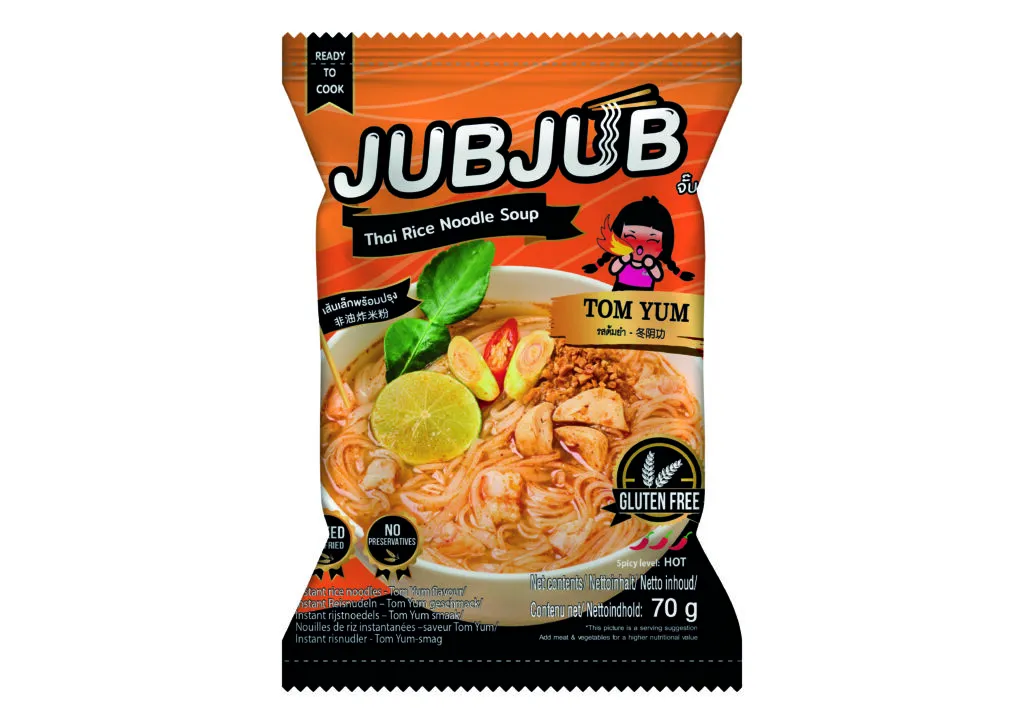 Jub Jub Thaise Rijstnoedelsoep Tom Yum (70 gr)