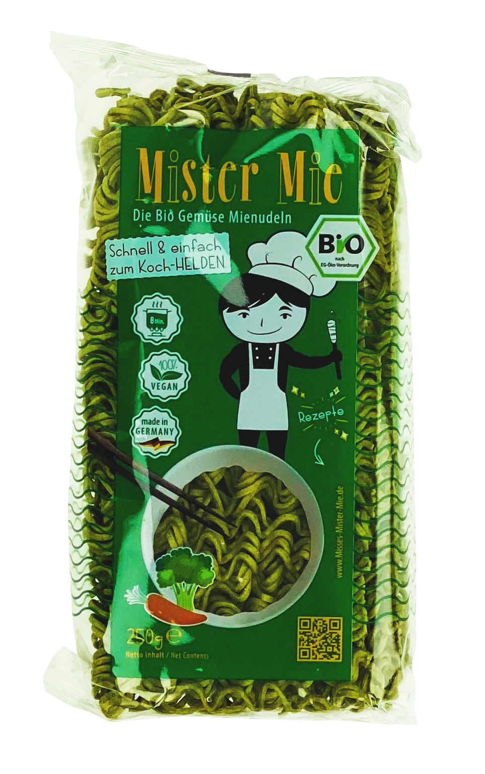 Mrs Mie Mister Mie Biologische Groente Mie Noedels (250 gr)