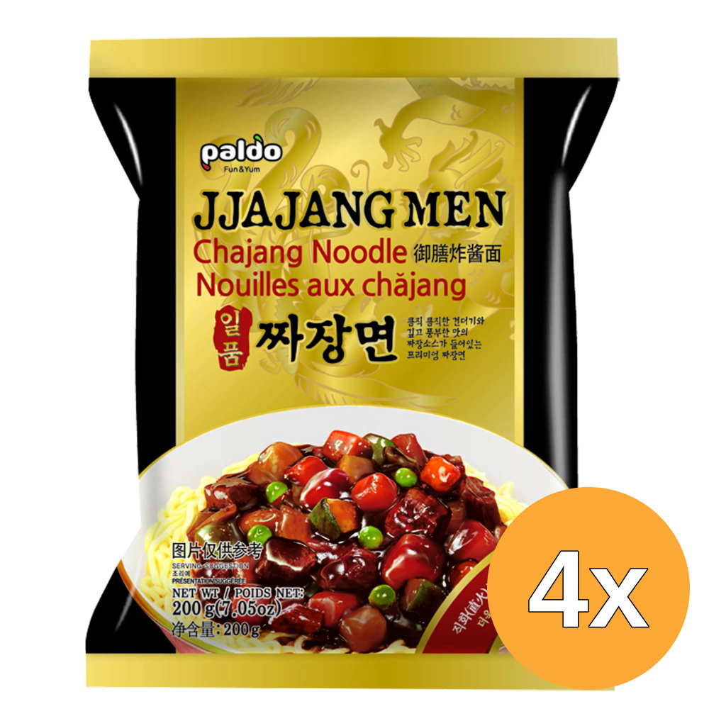 4x Paldo Jjajangmen Noedels (200 gr)